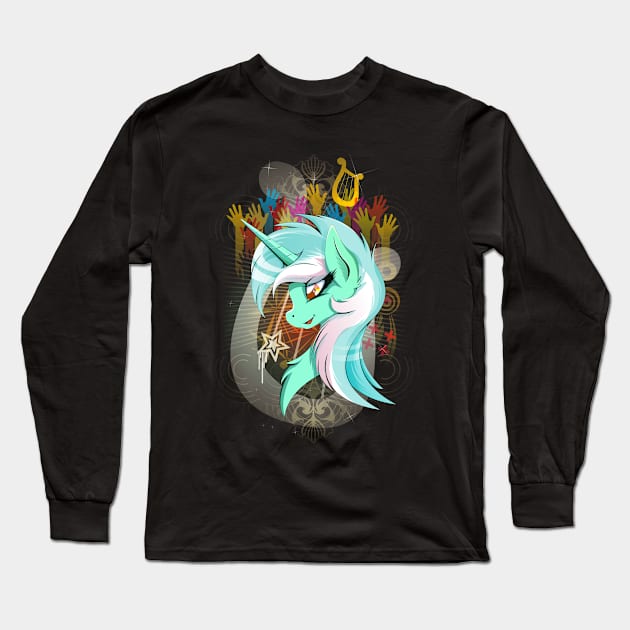 Lyra Heartstrings - Cardedition Long Sleeve T-Shirt by RarieDash